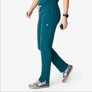 Figs Yola Skinny Scrub Pant Caribbean Blue -S Tall